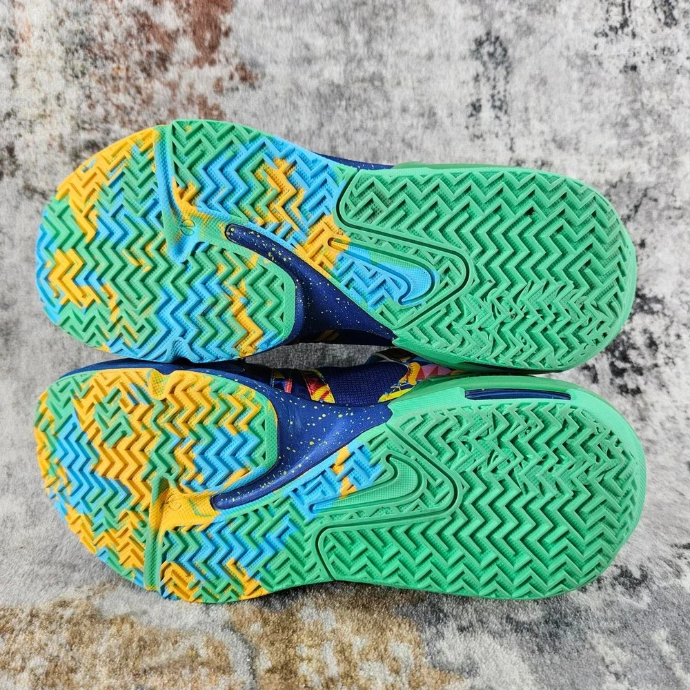 Nike LeBron Witness 7 Kaleidoscope‎ Basketball Shoes Sneakers DQ8650-400 Youth 6